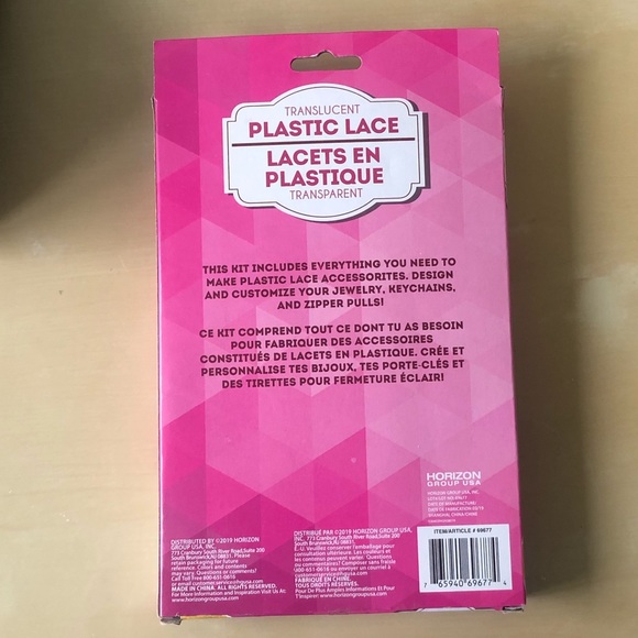 Plastic lace for bracelets making kit Gimp - Picture 2 of 2